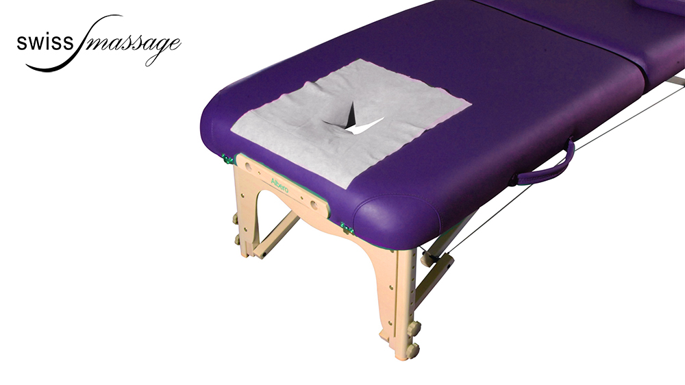 Protections douces visage trou table de massage