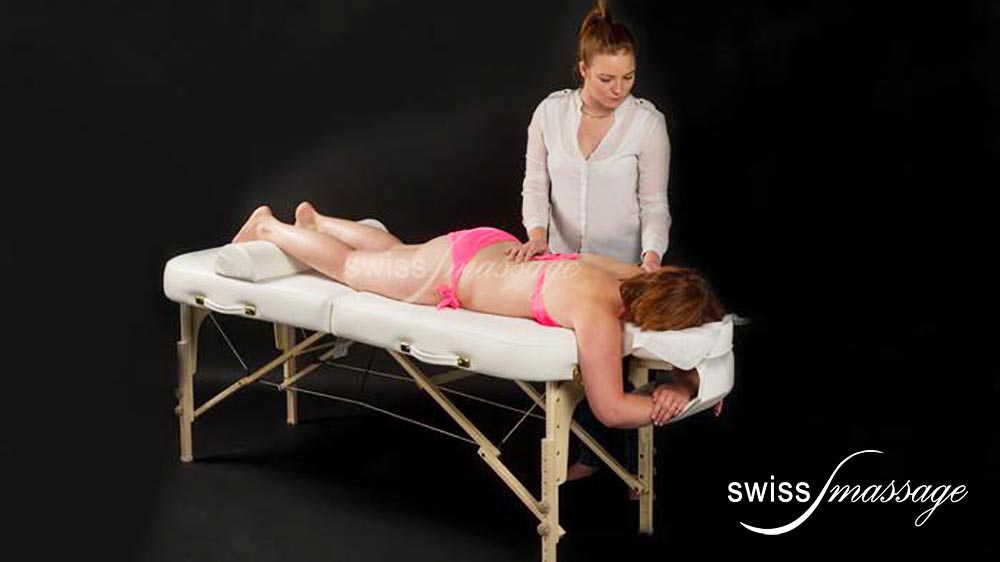 Coussin de massage demi-lune 65cm par 11cm anthracite